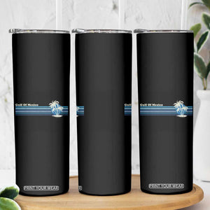 Gulf of Mexico Skinny Tumbler Vintage 80s Palm Trees Sunset TS10 Print Your Wear