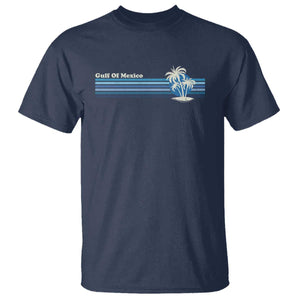 Vintage Gulf of Mexico T Shirt Retro 80s Palm Trees Sunset TS10 Navy Print Your Wear