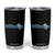 Gulf of Mexico Tumbler Cup Vintage 80s Palm Trees Sunset TS10 Black Print Your Wear