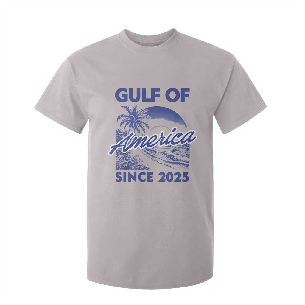 America's Gulf T Shirt For Kid Since 2025 Trump Mexico Vintage Summer Beach Vibes TS10 Ice Gray Print Your Wear