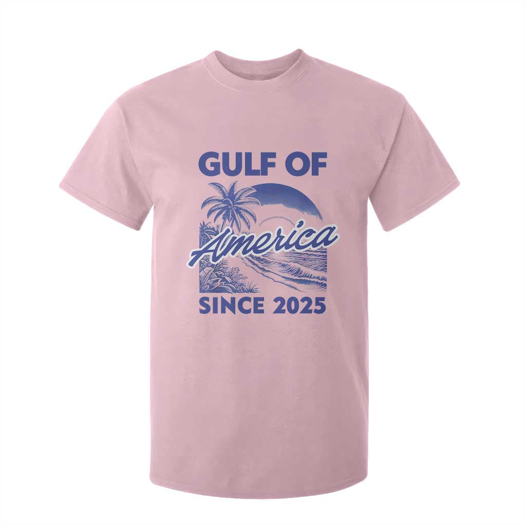 America's Gulf T Shirt For Kid Since 2025 Trump Mexico Vintage Summer Beach Vibes TS10 Light Pink Print Your Wear