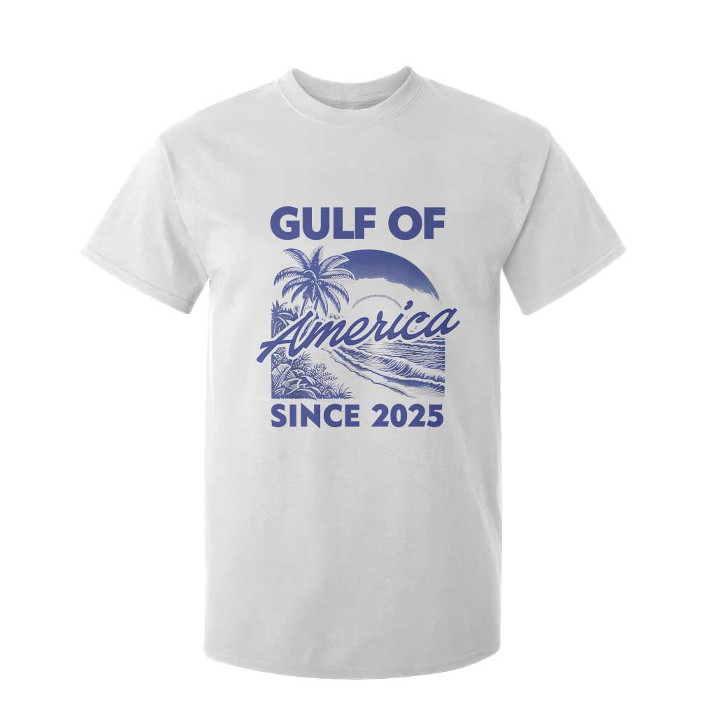 America's Gulf T Shirt For Kid Since 2025 Trump Mexico Vintage Summer Beach Vibes TS10 White Print Your Wear