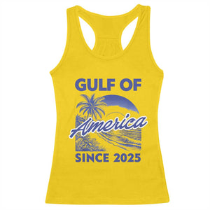 America's Gulf Racerback Tank Top Since 2025 Trump Mexico Vintage Summer Beach Vibes TS10 Daisy Print Your Wear