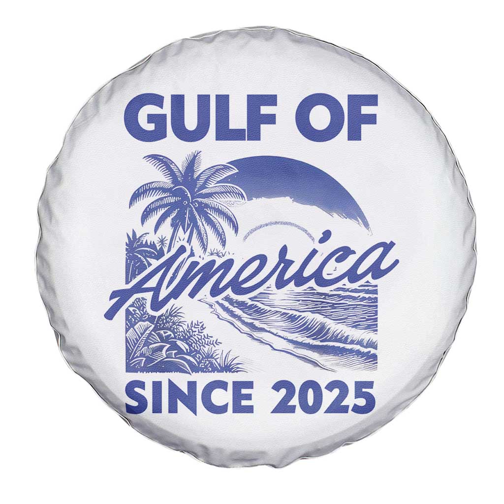 America's Gulf Spare Tire Cover Since 2025 Trump Mexico Vintage Summer Beach Vibes TS10 Print Your Wear