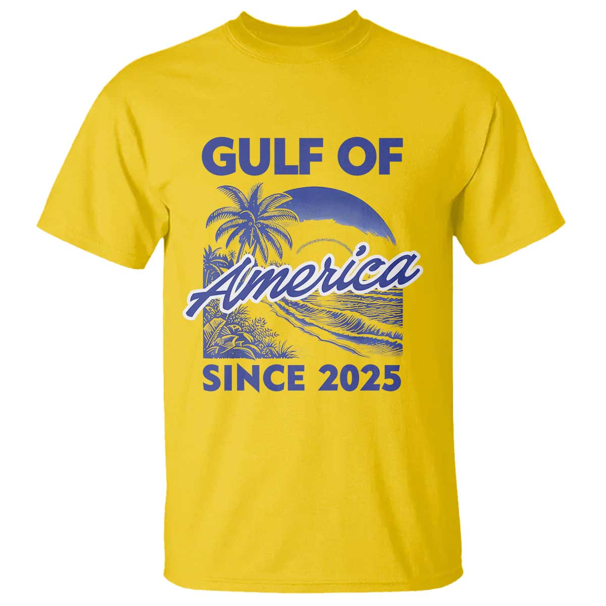 America's Gulf T Shirt Since 2025 Trump Mexico Vintage Summer Beach Vibes TS10 Daisy Print Your Wear