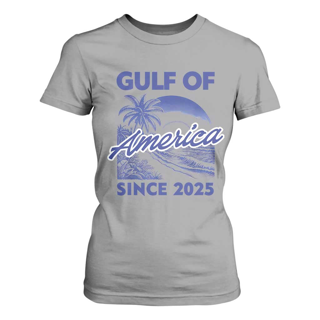 America's Gulf T Shirt For Women Since 2025 Trump Mexico Vintage Summer Beach Vibes TS10 Sport Gray Print Your Wear