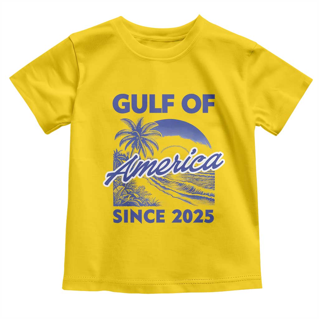 America's Gulf Toddler T Shirt Since 2025 Trump Mexico Vintage Summer Beach Vibes TS10 Daisy Print Your Wear