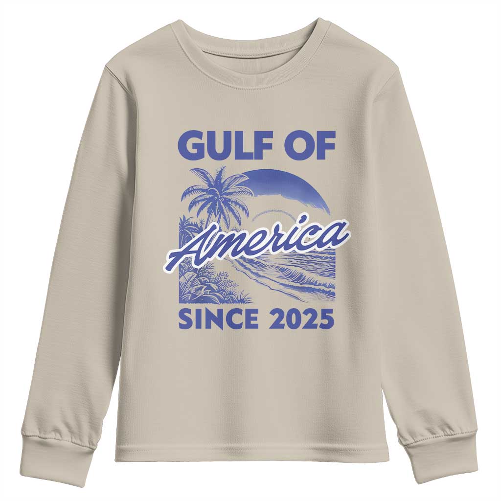 America's Gulf Youth Sweatshirt Since 2025 Trump Mexico Vintage Summer Beach Vibes TS10 Sand Print Your Wear