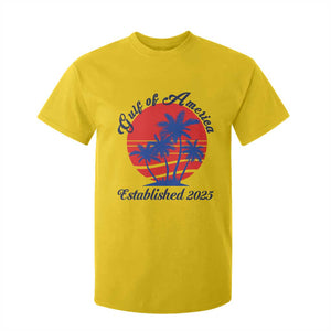 Welcome To America's Gulf T Shirt For Kid Established 2025 Trump Mexico Vintage Summer Beach Vibes TS10 Daisy Print Your Wear