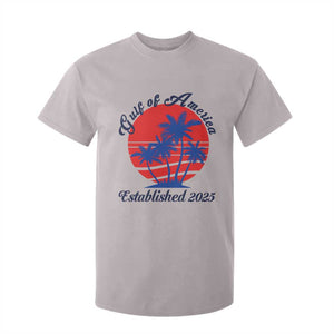 Welcome To America's Gulf T Shirt For Kid Established 2025 Trump Mexico Vintage Summer Beach Vibes TS10 Ice Gray Print Your Wear