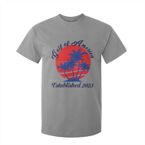 Welcome To America's Gulf T Shirt For Kid Established 2025 Trump Mexico Vintage Summer Beach Vibes TS10 Sport Gray Print Your Wear