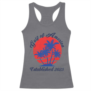 Welcome To America's Gulf Racerback Tank Top Established 2025 Trump Mexico Vintage Summer Beach Vibes TS10 Charcoal Print Your Wear