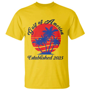 Welcome To America's Gulf T Shirt Established 2025 Trump Mexico Vintage Summer Beach Vibes TS10 Daisy Print Your Wear