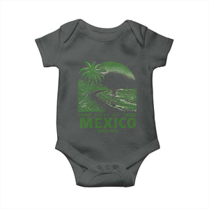 Gulf of Mexico Since 1672 Baby Onesie Retro Vintage Mexican Beach Forever TS10 Dark Heather Print Your Wear