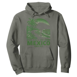 Gulf of Mexico Since 1672 Hoodie Retro Vintage Mexican Beach Forever TS10 Military Green Print Your Wear