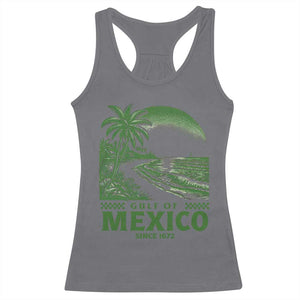 Gulf of Mexico Since 1672 Racerback Tank Top Retro Vintage Mexican Beach Forever TS10 Charcoal Print Your Wear