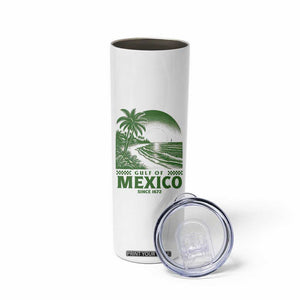 Gulf of Mexico Since 1672 Skinny Tumbler Retro Vintage Mexican Beach Forever TS10 Print Your Wear