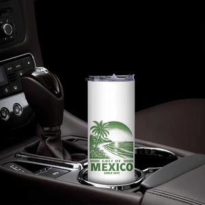 Gulf of Mexico Since 1672 Skinny Tumbler Retro Vintage Mexican Beach Forever TS10 Print Your Wear