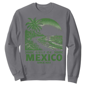 Gulf of Mexico Since 1672 Sweatshirt Retro Vintage Mexican Beach Forever TS10 Charcoal Print Your Wear