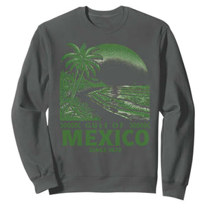 Gulf of Mexico Since 1672 Sweatshirt Retro Vintage Mexican Beach Forever TS10 Dark Heather Print Your Wear