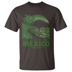 Gulf of Mexico Since 1672 T Shirt Retro Vintage Mexican Beach Forever TS10 Dark Chocolate Print Your Wear