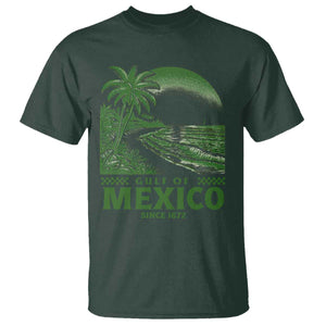 Gulf of Mexico Since 1672 T Shirt Retro Vintage Mexican Beach Forever TS10 Dark Forest Green Print Your Wear