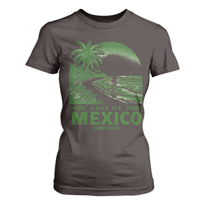 Gulf of Mexico Since 1672 T Shirt For Women Retro Vintage Mexican Beach Forever TS10 Dark Chocolate Print Your Wear