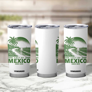 Gulf of Mexico Since 1672 Tumbler Cup Retro Vintage Mexican Beach Forever TS10 Print Your Wear