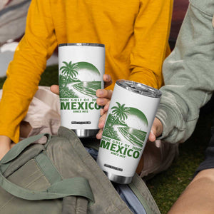 Gulf of Mexico Since 1672 Tumbler Cup Retro Vintage Mexican Beach Forever TS10 Print Your Wear