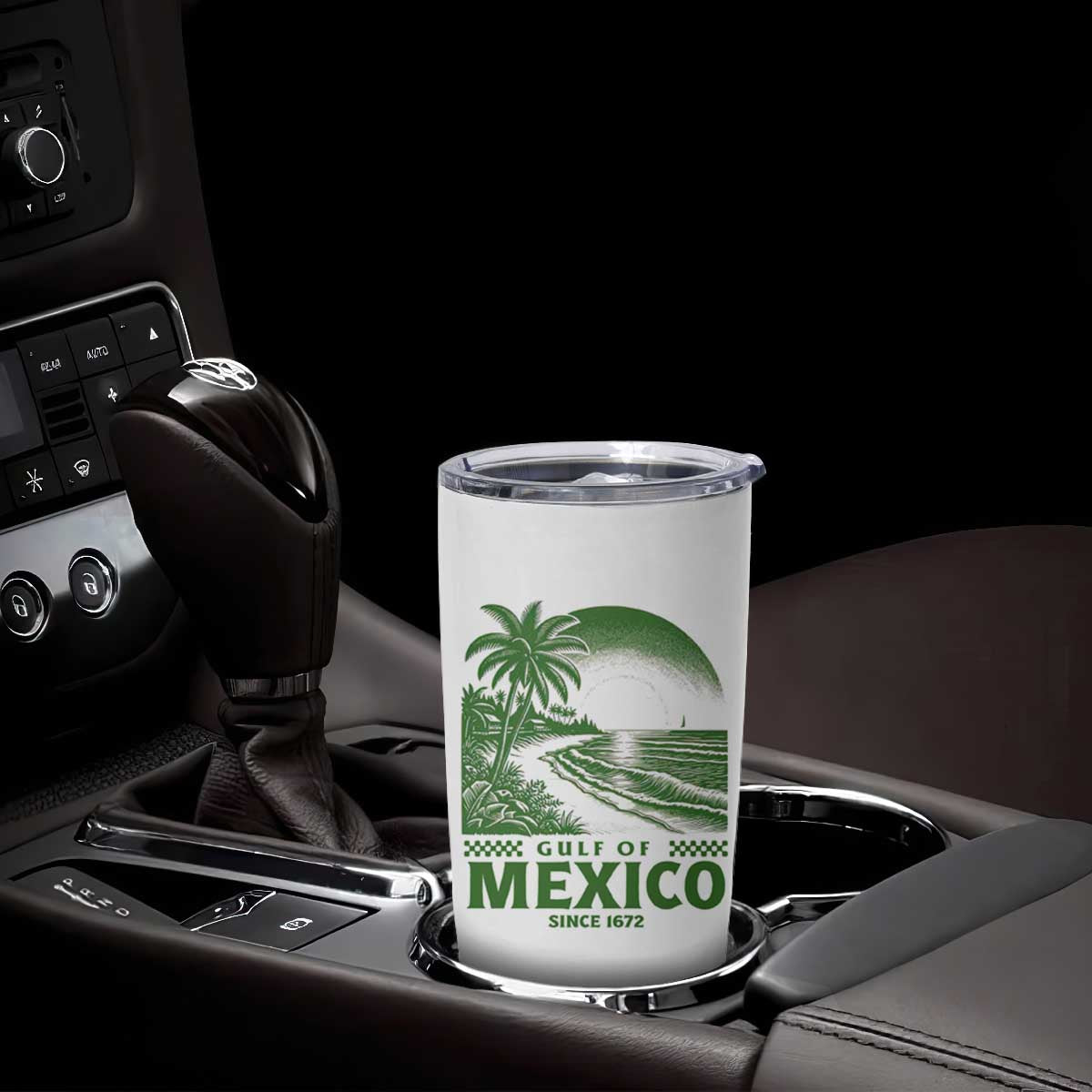 Gulf of Mexico Since 1672 Tumbler Cup Retro Vintage Mexican Beach Forever TS10 Print Your Wear