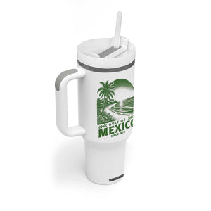 Gulf of Mexico Since 1672 Tumbler With Handle Retro Vintage Mexican Beach Forever TS10 Print Your Wear
