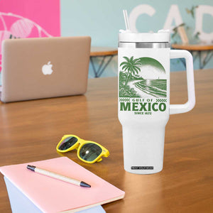 Gulf of Mexico Since 1672 Tumbler With Handle Retro Vintage Mexican Beach Forever TS10 Print Your Wear