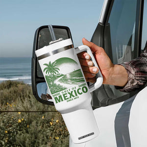Gulf of Mexico Since 1672 Tumbler With Handle Retro Vintage Mexican Beach Forever TS10 Print Your Wear