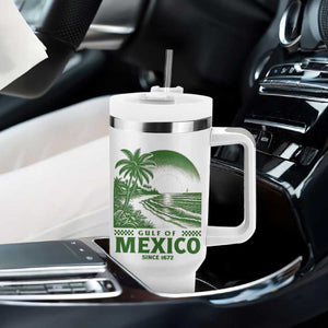 Gulf of Mexico Since 1672 Tumbler With Handle Retro Vintage Mexican Beach Forever TS10 Print Your Wear