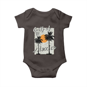 Gulf of Mexico Baby Onesie Since 1672 Beach Vibes TS10 Dark Chocolate Print Your Wear