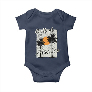 Gulf of Mexico Baby Onesie Since 1672 Beach Vibes TS10 Navy Print Your Wear