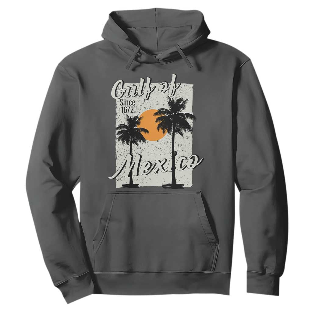 Gulf of Mexico Hoodie Since 1672 Beach Vibes TS10 Dark Heather Print Your Wear