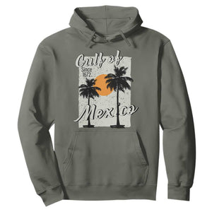 Gulf of Mexico Hoodie Since 1672 Beach Vibes TS10 Military Green Print Your Wear