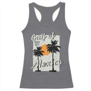 Gulf of Mexico Racerback Tank Top Since 1672 Beach Vibes TS10 Charcoal Print Your Wear