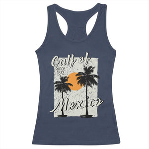 Gulf of Mexico Racerback Tank Top Since 1672 Beach Vibes TS10 Navy Print Your Wear