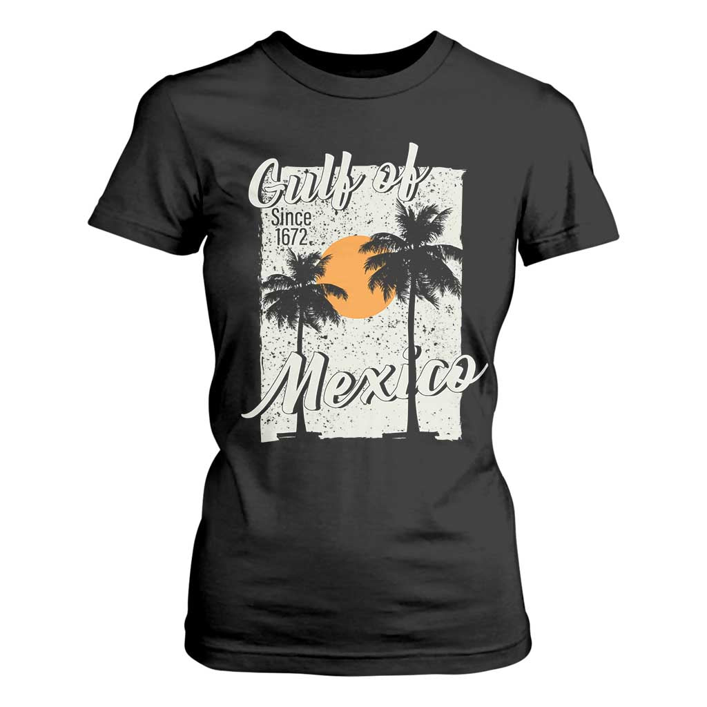 Gulf of Mexico T Shirt For Women Since 1672 Beach Vibes TS10 Black Print Your Wear