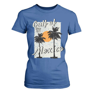 Gulf of Mexico T Shirt For Women Since 1672 Beach Vibes TS10 Royal Blue Print Your Wear