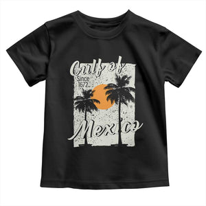 Gulf of Mexico Toddler T Shirt Since 1672 Beach Vibes TS10 Black Print Your Wear