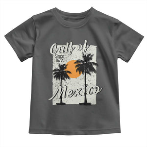 Gulf of Mexico Toddler T Shirt Since 1672 Beach Vibes TS10 Dark Heather Print Your Wear