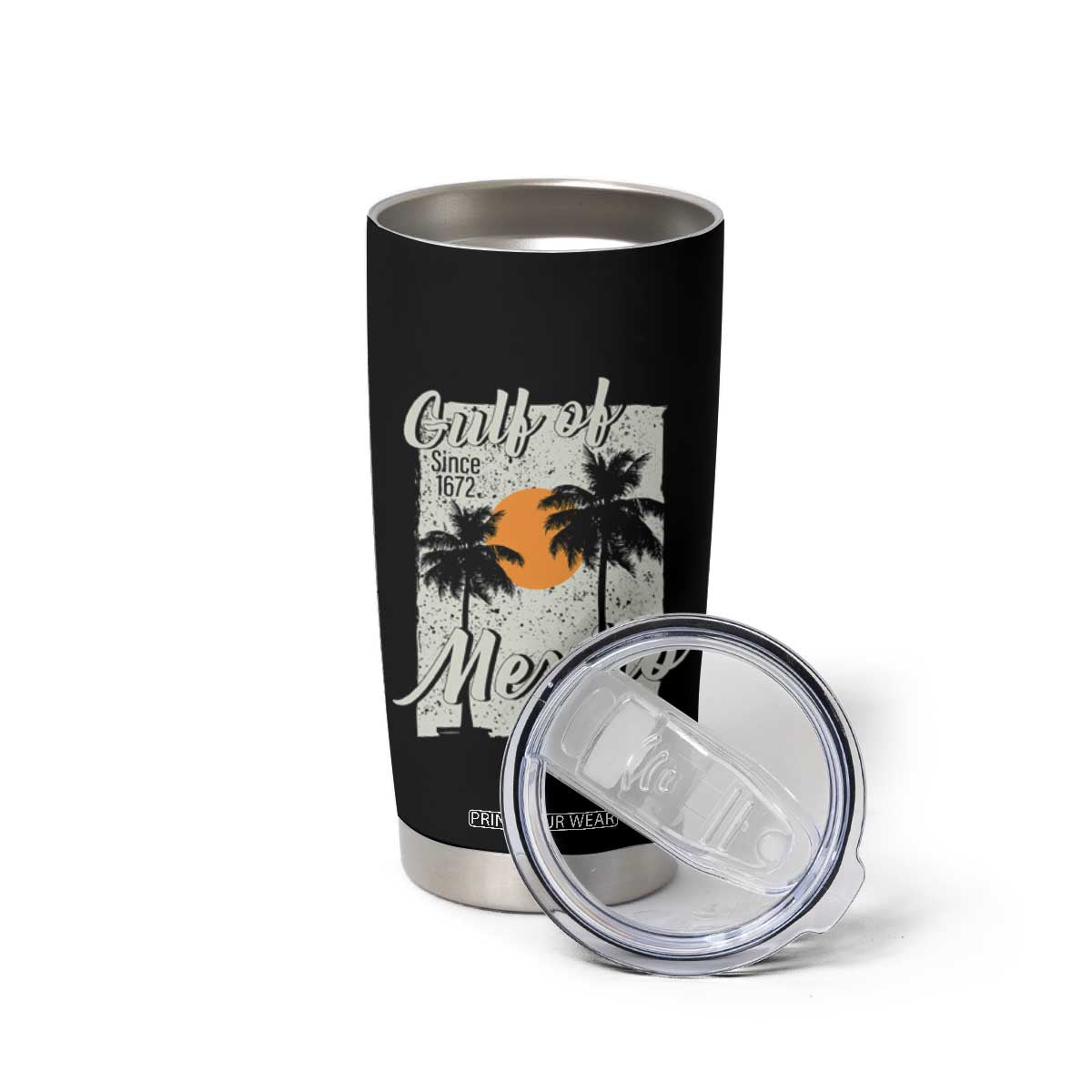 Gulf of Mexico Tumbler Cup Since 1672 Beach Vibes TS10 Print Your Wear