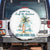 Welcome To America's Gulf Spare Tire Cover Established 2025 Retro Vintage Beach TS10 No hole White Print Your Wear