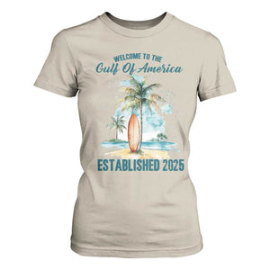 Welcome To America's Gulf T Shirt For Women Established 2025 Retro Vintage Beach TS10 Sand Print Your Wear