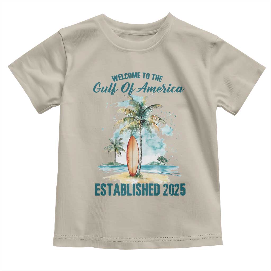 Welcome To America's Gulf Toddler T Shirt Established 2025 Retro Vintage Beach TS10 Sand Print Your Wear