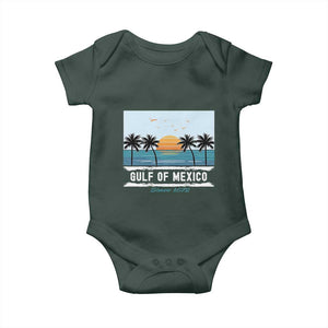 Gulf of Mexico Baby Onesie Retro Beach Vibes TS10 Print Your Wear