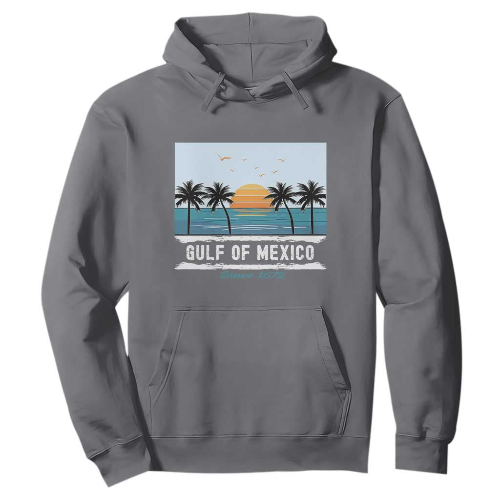 Gulf of Mexico Hoodie Retro Beach Vibes TS10 Charcoal Print Your Wear